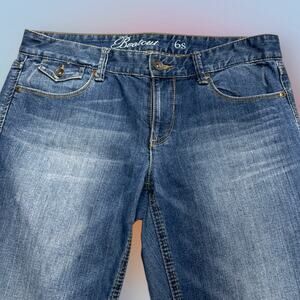 TOMMY HILFIGER Women’s 6 Short BOOTCUT Blue Jeans